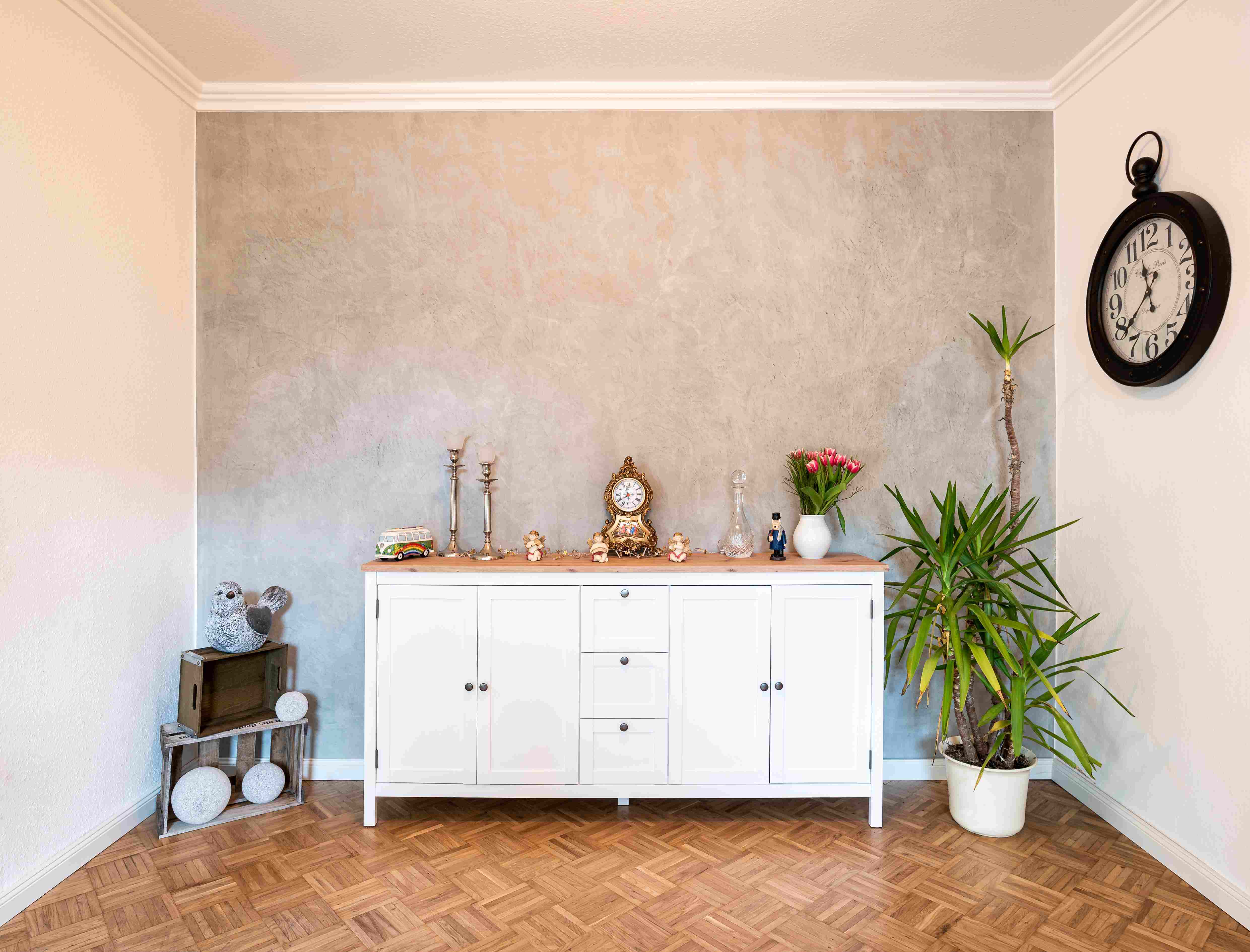 Lehmdesignspachtel Betonoptik