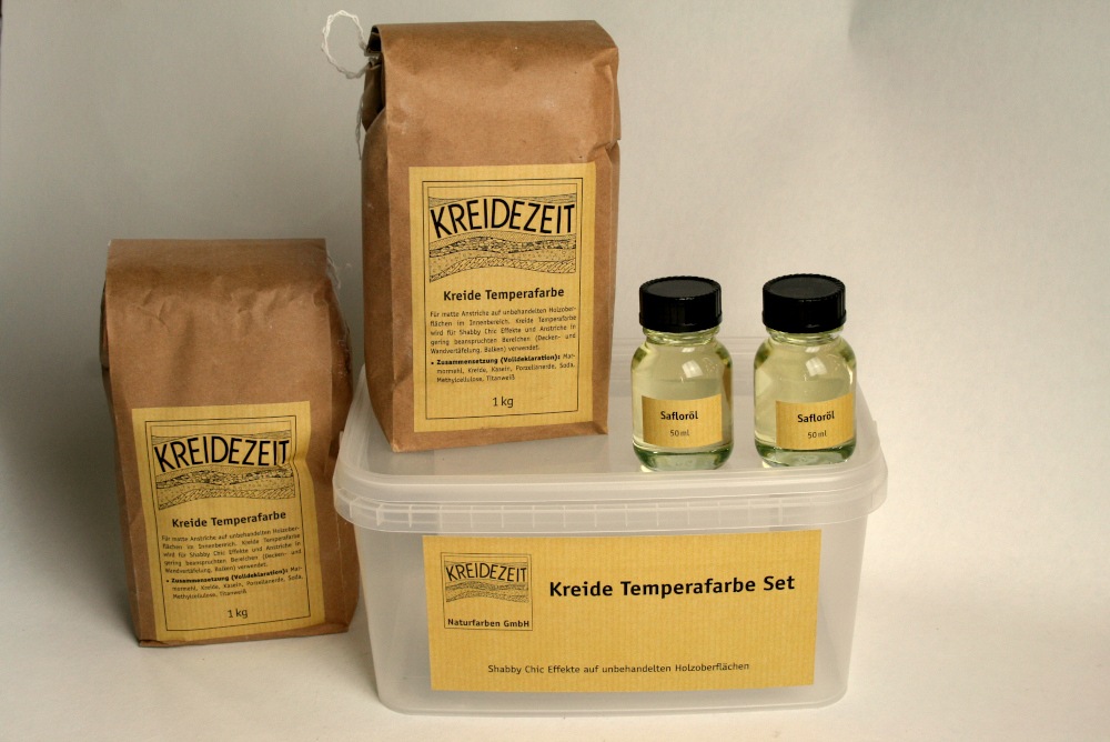 Kreidezeit Tempera Farben Set