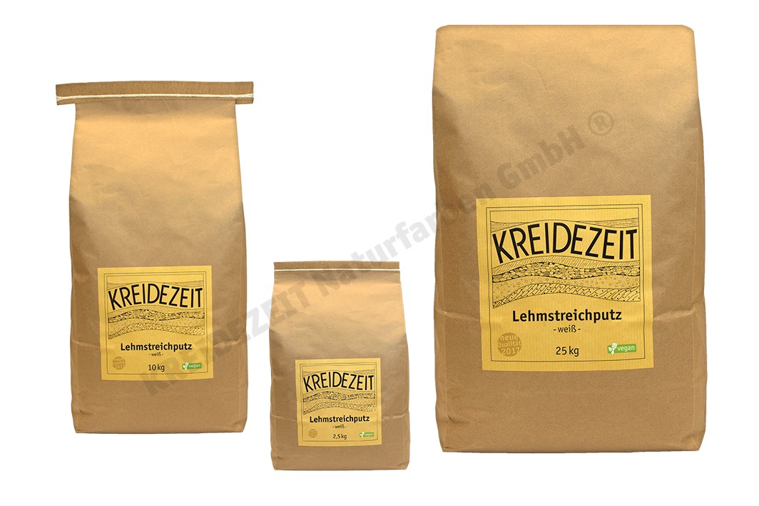 KREIDEZEIT Lehmstreichputz  weiss