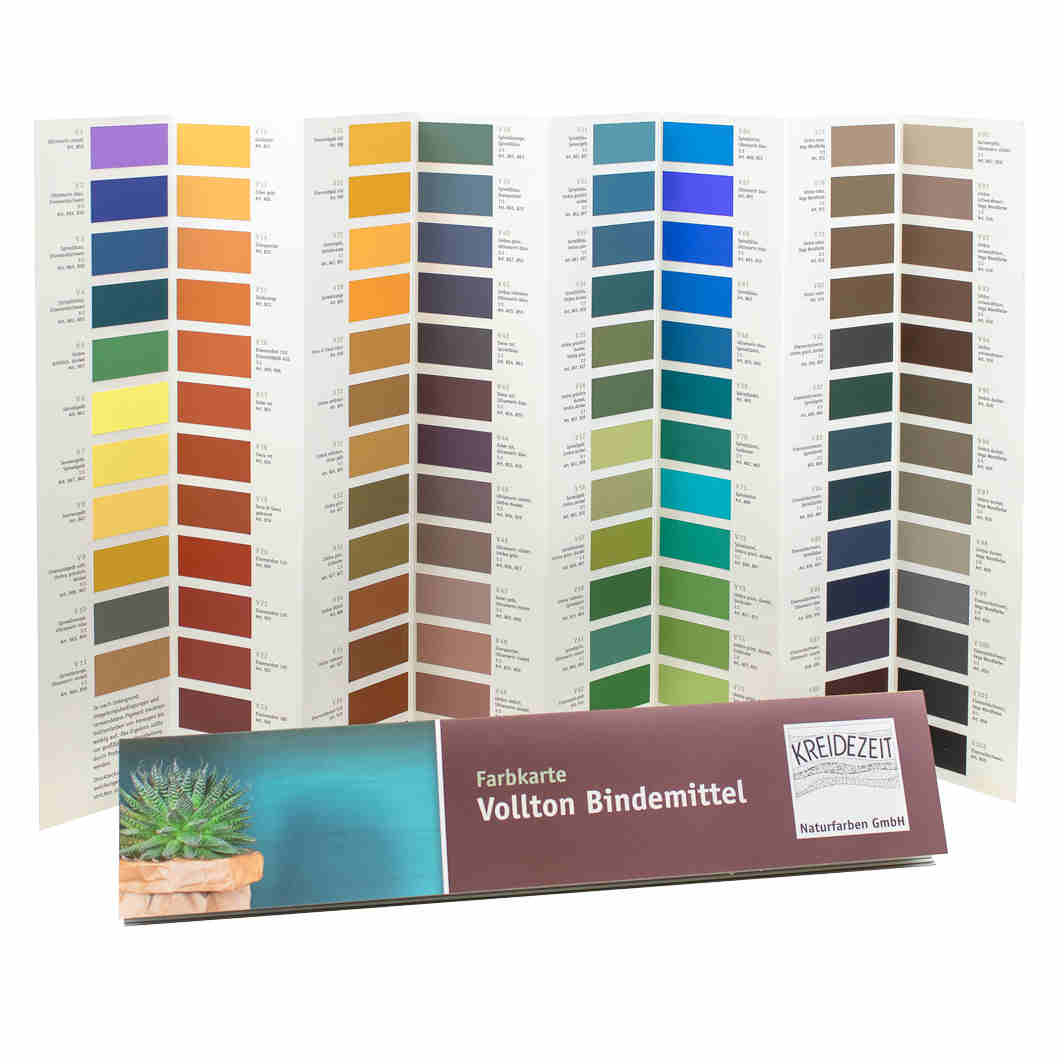Farbkarte Vollton Bindemittel